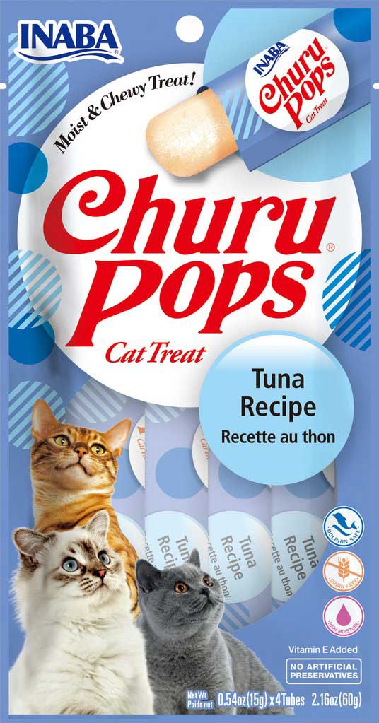 Snack Jalea Jugosa "Churu Pops" Atún para Gatos