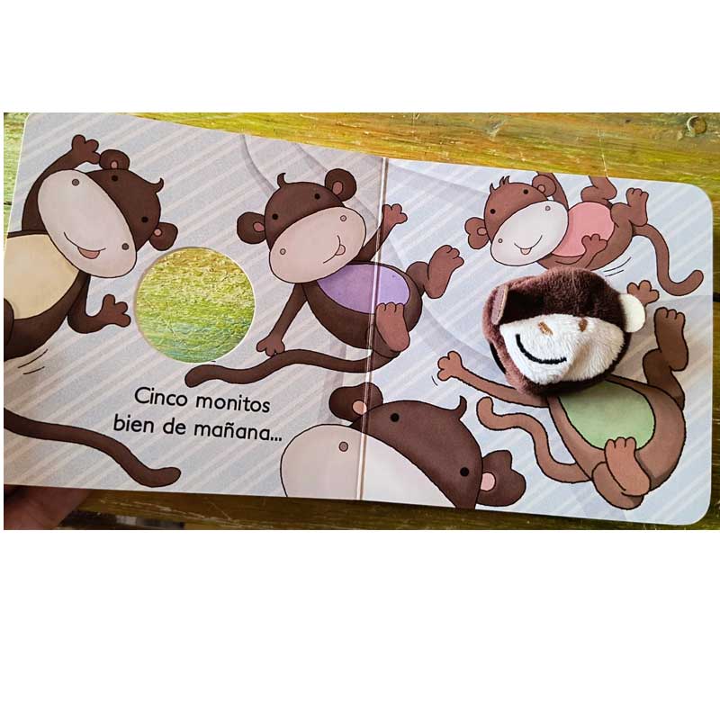 Cinco Monitos (Títeres De Dedo)