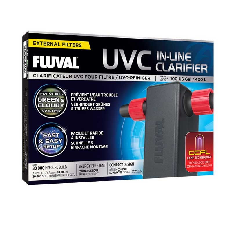 Clarificador UVC In-Line para Filtros Externos Fluval