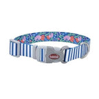 Coastal Sublime Collar Teal Stripe para Perros - S/M
