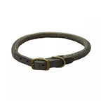 Collar de Cuero Gris Circular Circle-T - 16''