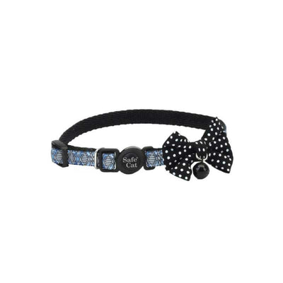 Coastal Embellished Collar para Gatos - Bow Tie Black