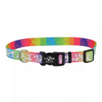Coastal Lazer Brite Collar Rainbow Hearts para Perros - S-M