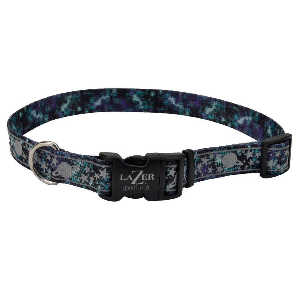 Coastal Lazer Brite Collar Galaxy para Perros - S-M