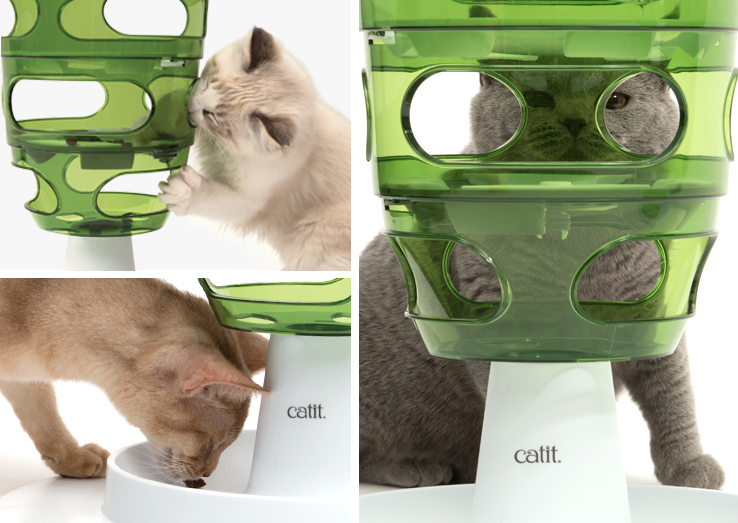 Comedero Interactivo "Food Tree" para Gatos