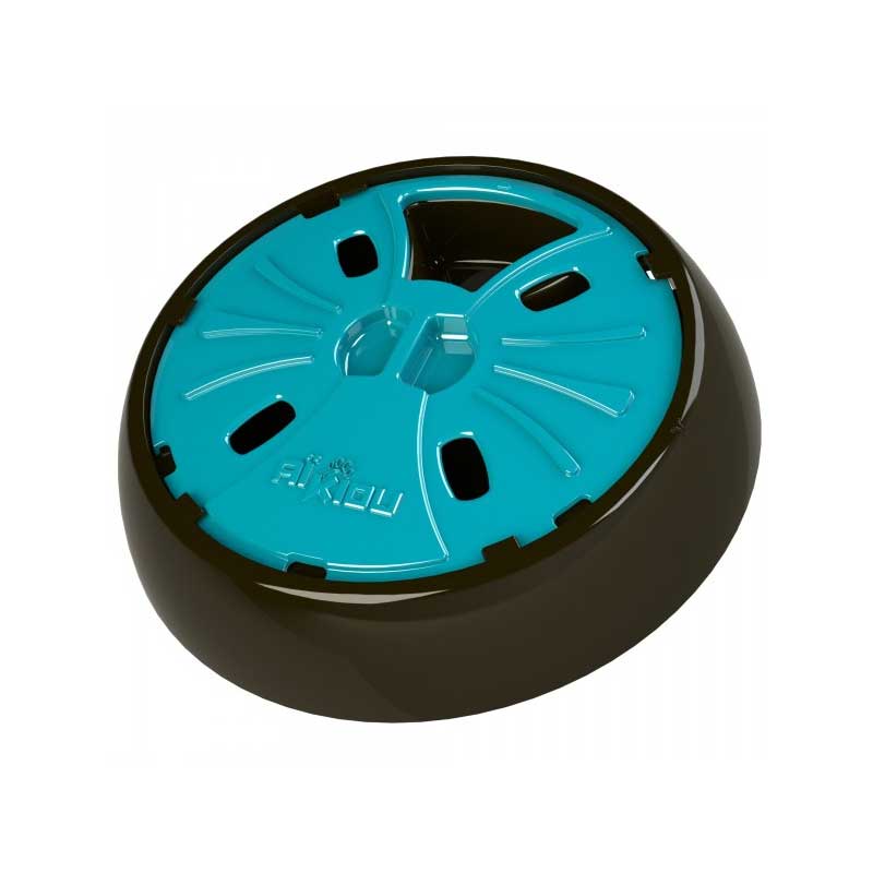 Comedero Interactivo Redondo para Perros - Azul