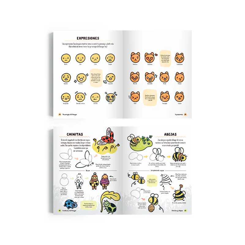 Cómo Dibujar Criaturas Lindas Del Bosque