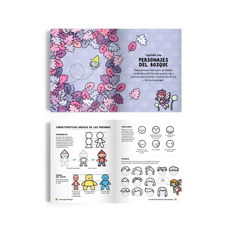 Cómo Dibujar Criaturas Lindas Del Bosque