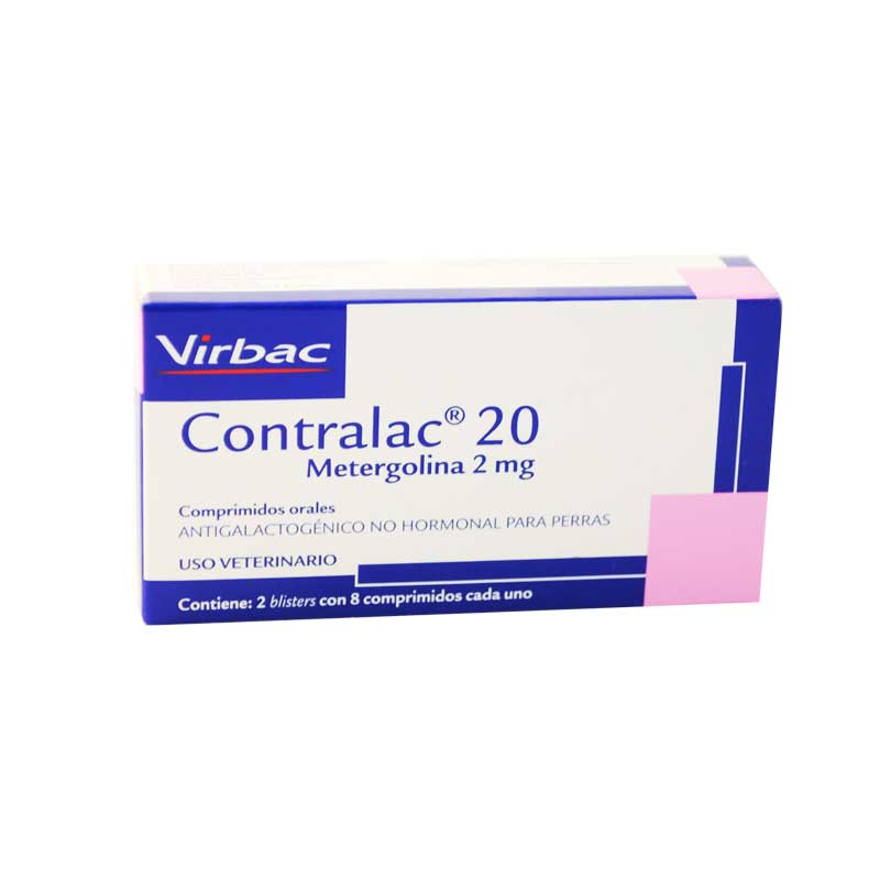 Contralac 20 Virbac 16 comprimidos