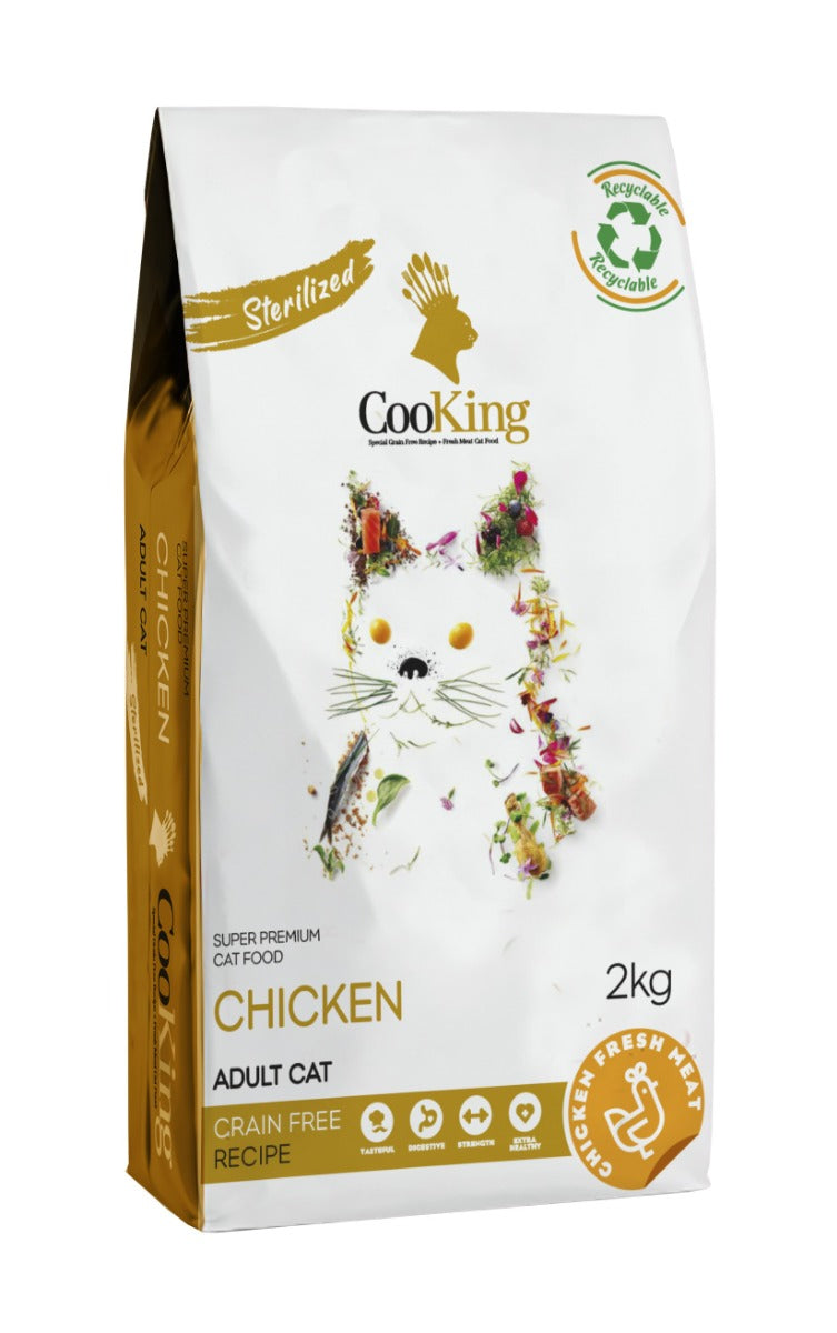 Cooking Pollo para Gatos Esterilizados