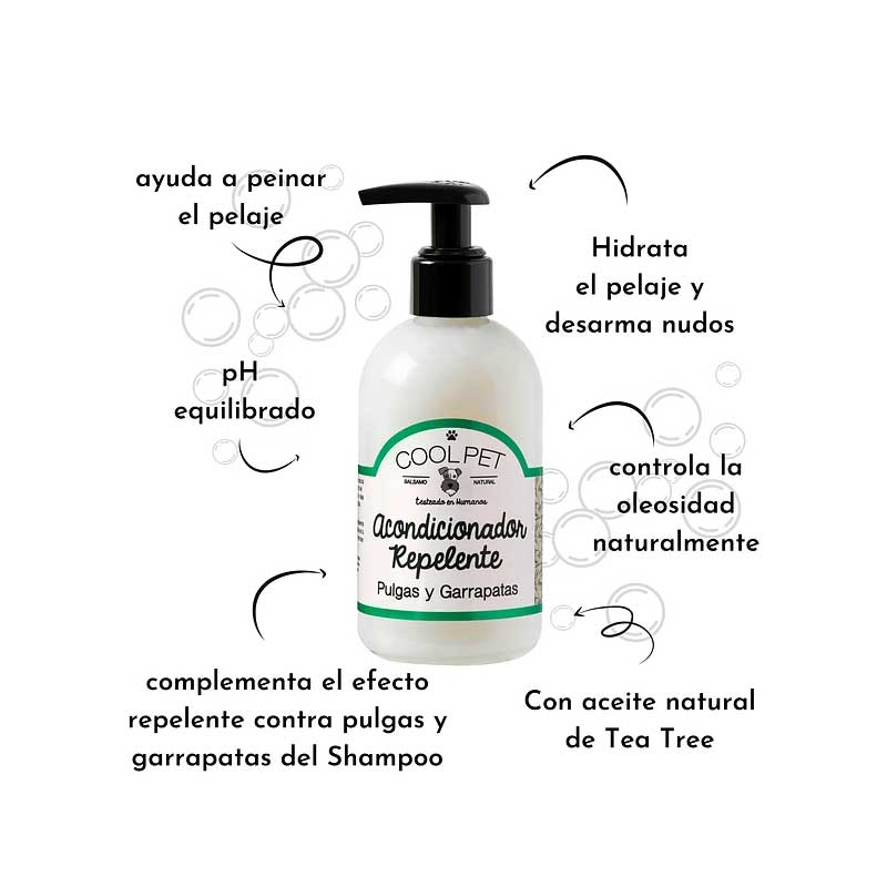 Cool Pet Pack Baño Repelente para Perros