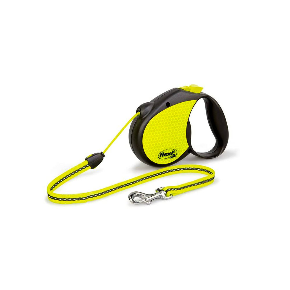 Correa Extensible Neon FLEXI para Perros - S: hasta 12 kilos