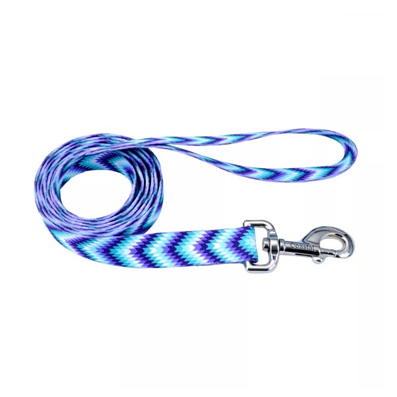 Coastal Style Correa Purple Diamonds para Perros
