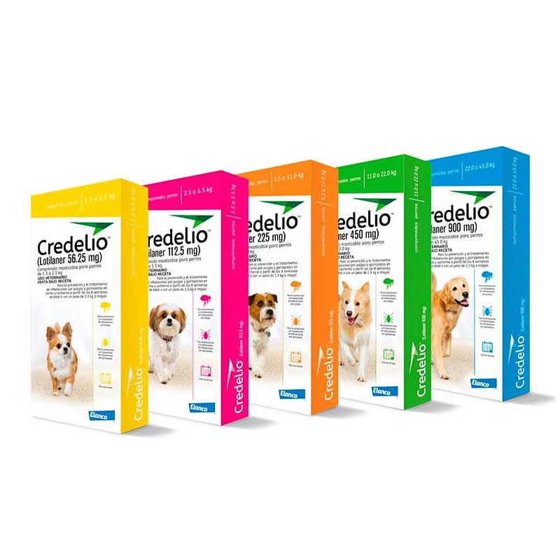 Credelio Antiparasitario Externo para Perros 1 Comprimido - 1,3 a 2,5 Kg