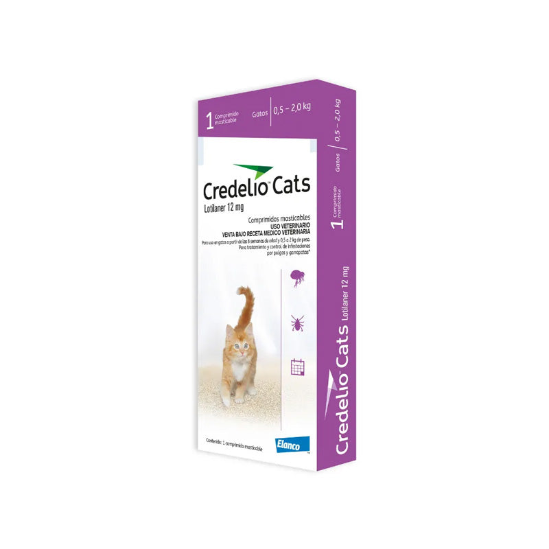 Credelio Antiparasitario Externo para Gatos 0,5 a 2 kg (1 comprimido)