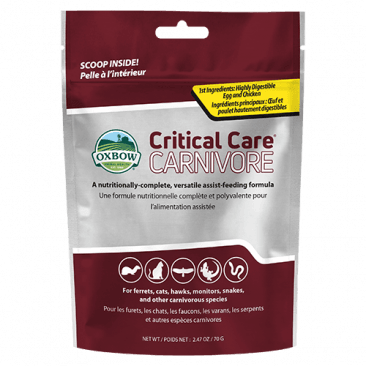 Alimento recuperación "Critical Care" Carnívoros 