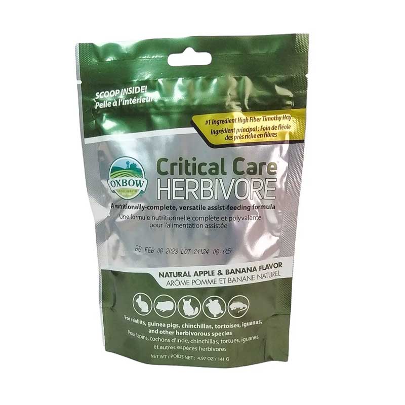 Critical Care Herbívoros Manzana y Banana