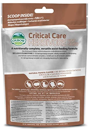 Alimento recuperación "Critical Care" Herbívoros Oxbow