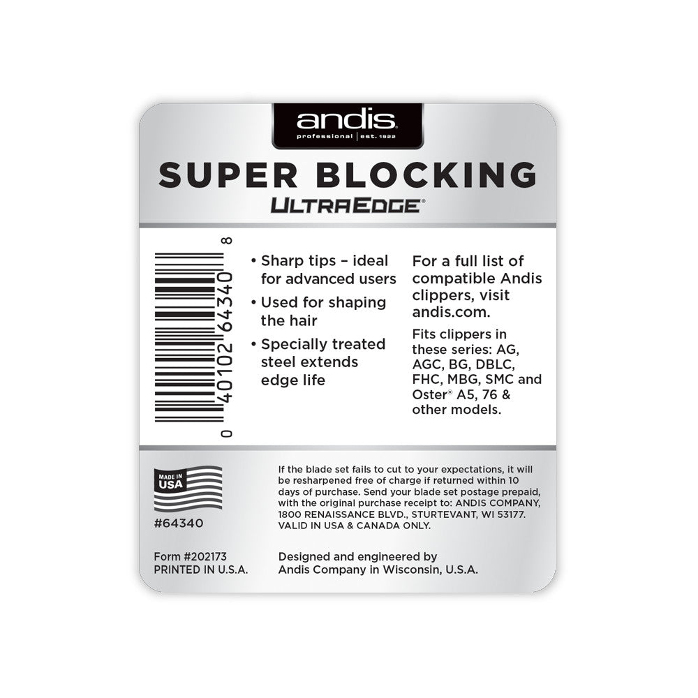 Cuchilla Desmontable Andis UltraEdge "Super Blocking"