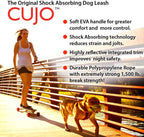 Correa CUJO™ 40" Absorción de Tirones EzyDog - Chocolate