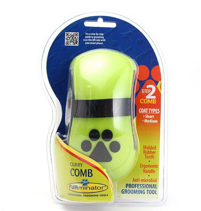 Peineta FURminator Curry Comb para Perros