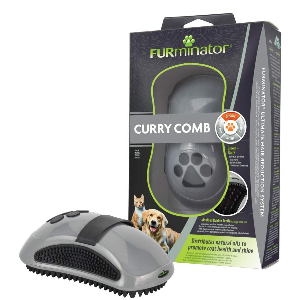 Peineta FURminator Curry Comb para Perros