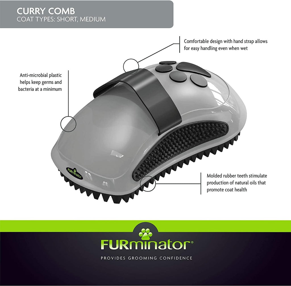 Peineta FURminator Curry Comb para Perros