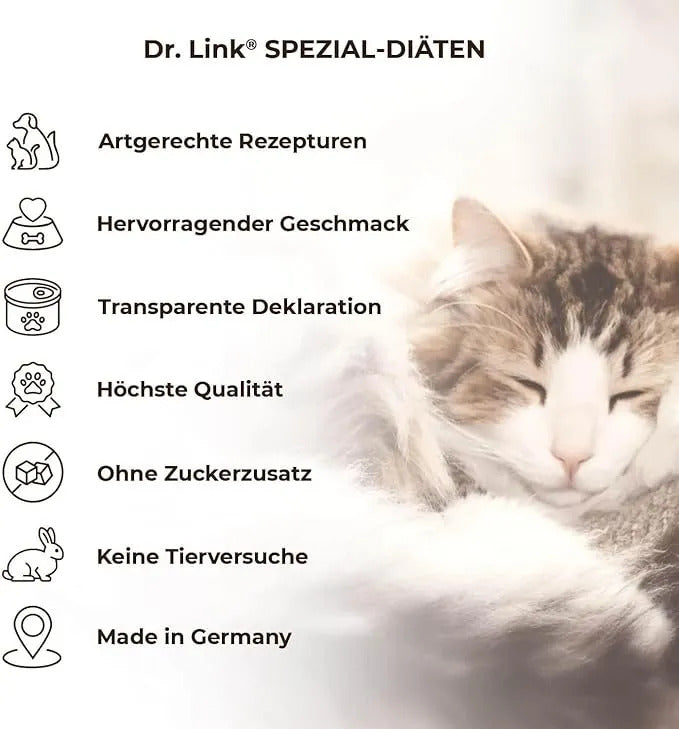 Dr. Link Lata Dieta Especial Gastrointestinal Pavo para Gatos 200 g