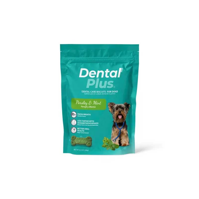 Dental Plus Galletas Perejil y Menta 180 gr