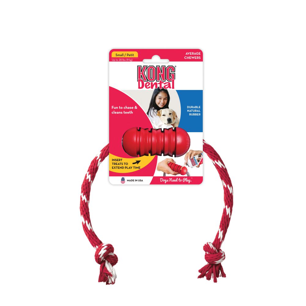 Juguete Dental con Cuerda Kong