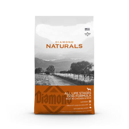 Diamond Naturals Pollo y Arroz para Perros Todas las Etapas de Vida - 7,5 Kg