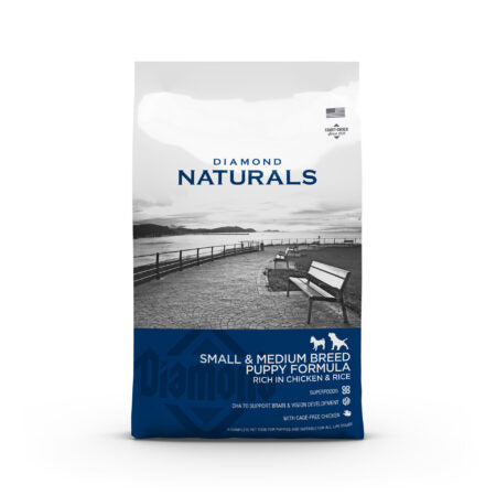 Diamond Naturals Pollo y Arroz para Cachorros Razas Pequeñas y Medianas - 15 Kg