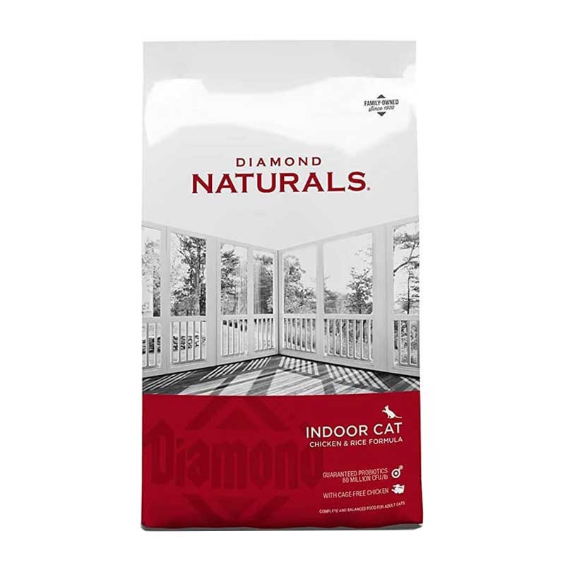 Diamond Naturals Pollo y Arroz para Gatos Indoor - 1 Kg