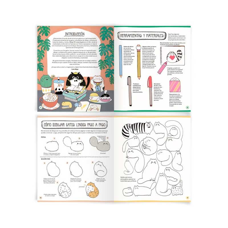 Dibuja 101 Cosas De Gatos