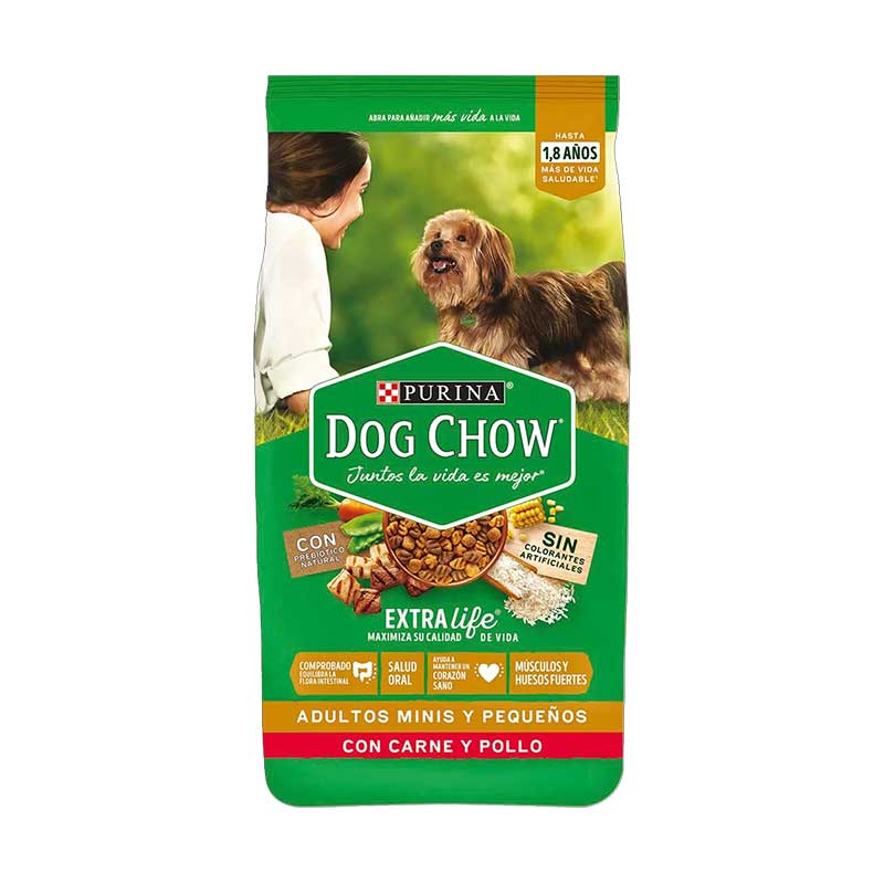 Dog Chow Carne y Pollo para Perros Razas Minis y Pequeñas - 24 Kg
