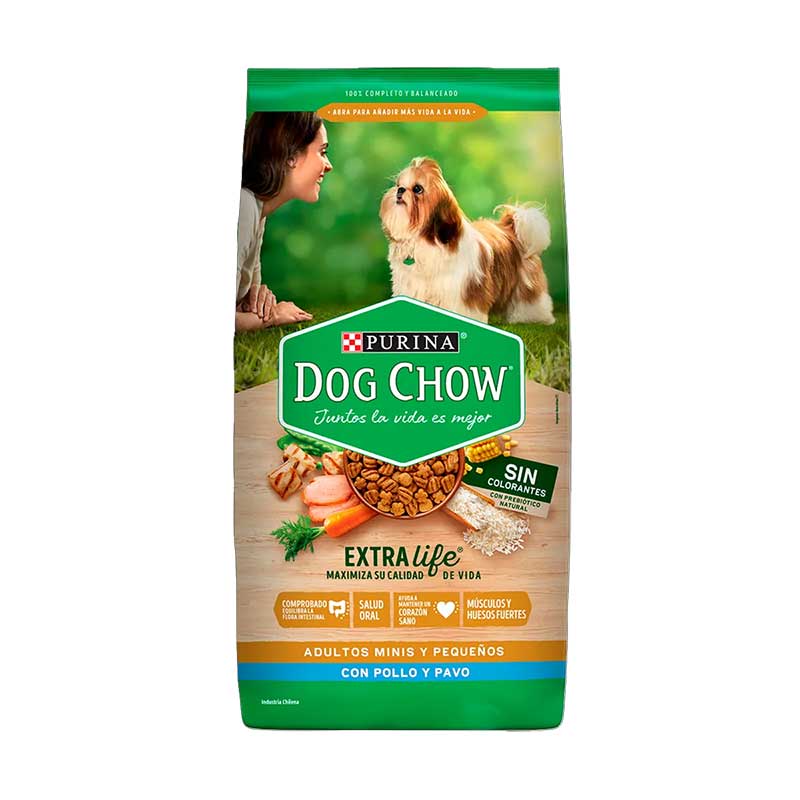 Dog Chow Pollo y Pavo para Perros Razas Minis y Pequeñas