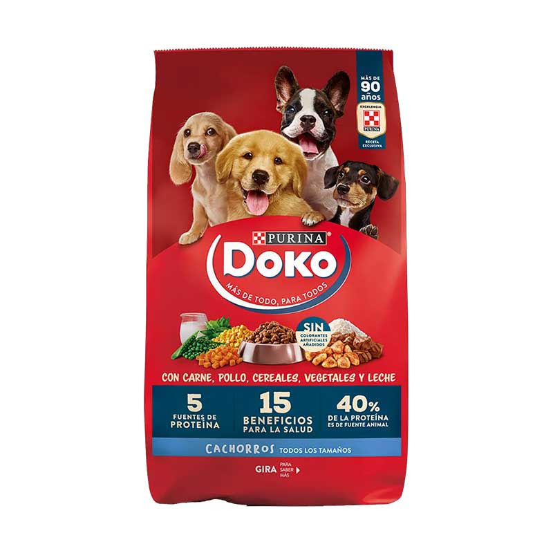 Doko Carne y Leche para Cachorros - 24 Kg