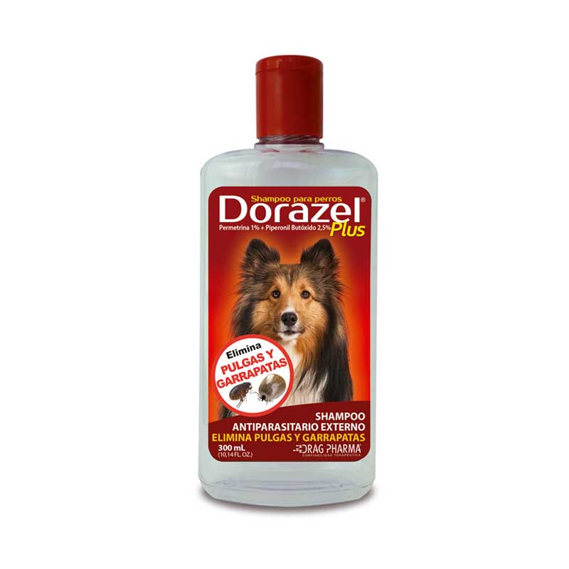 Dorazel Plus Shampoo Elimina Pulgas y Garrapatas - 300 ml