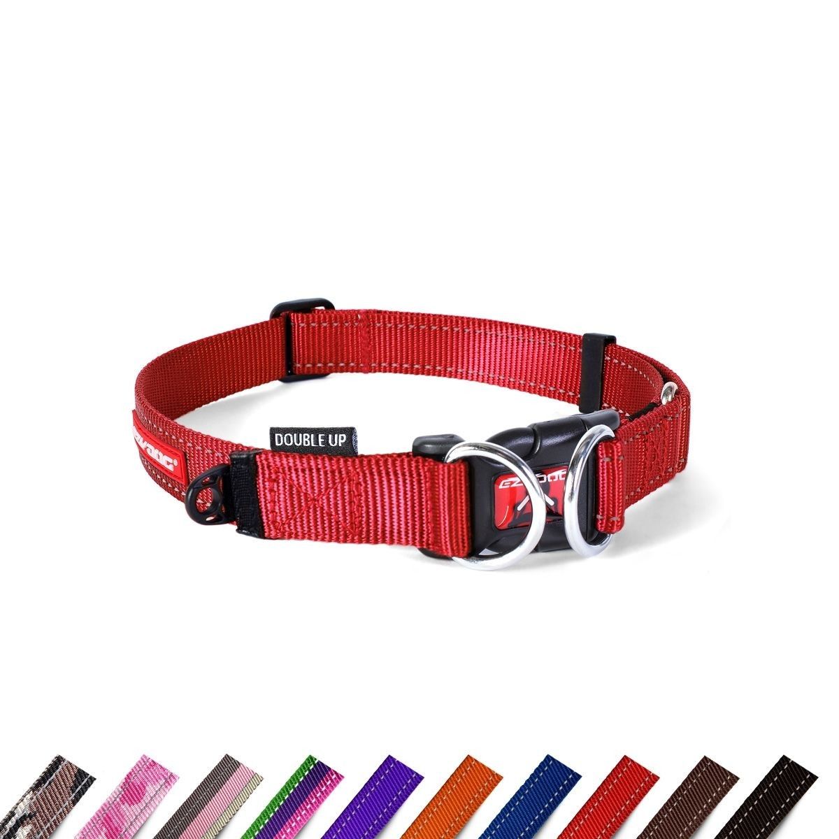 Collar Double Up Ezydog - Rojo / S