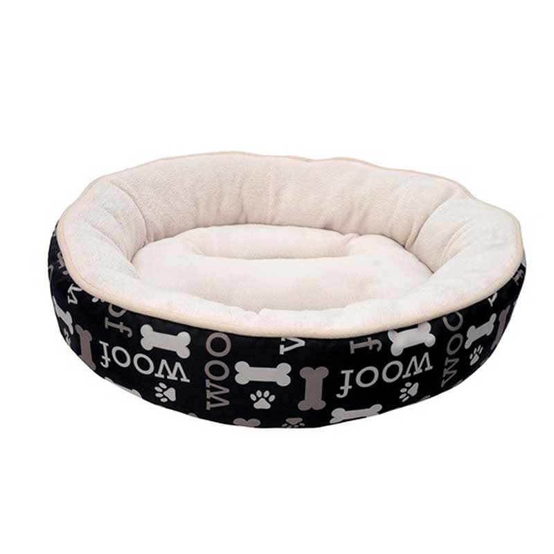 Cama Redonda Woof Dreamwell - Azul