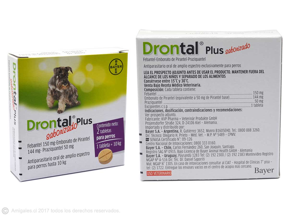 Antiparasitario Comprimido DRONTAL PLUS para Perros