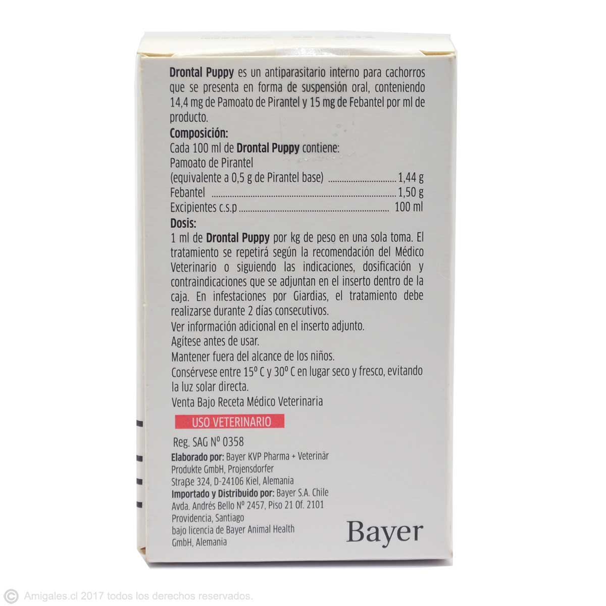 Antiparasitario DRONTAL PUPPY para Cachorros