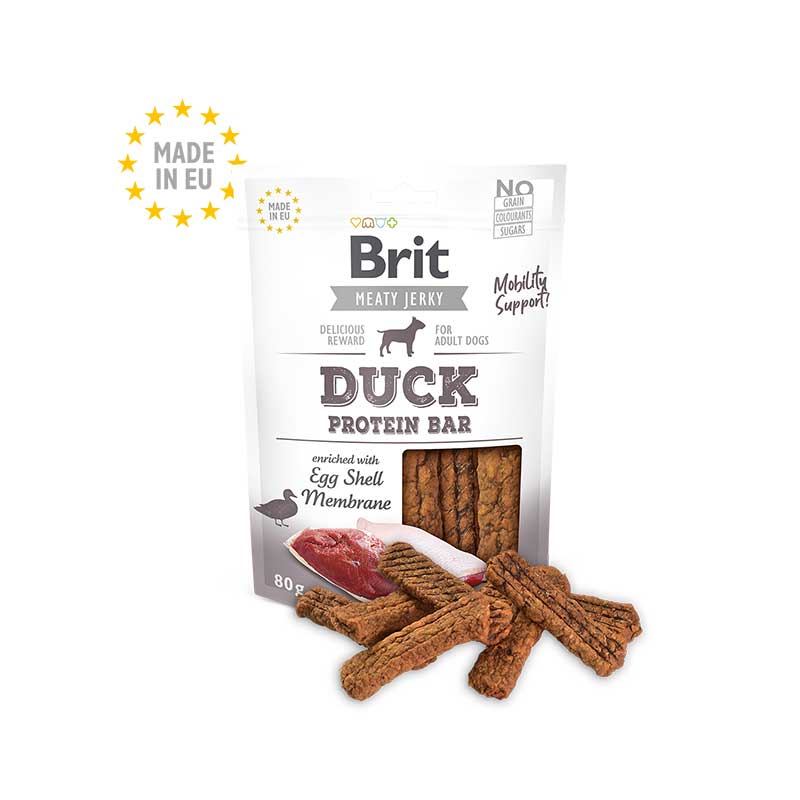 Snack Brit barra de proteína de Pato para Perros