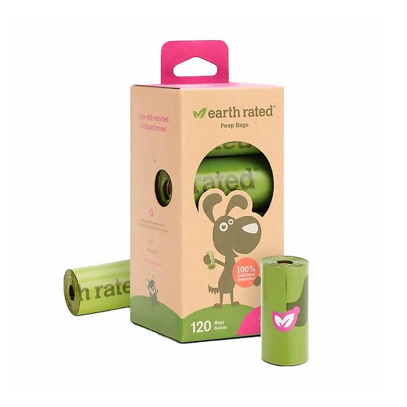 Earth Rated Bolsas 13x9cm Eco Friendly Aroma Lavanda - 315 Bolsas - 21 Rollos