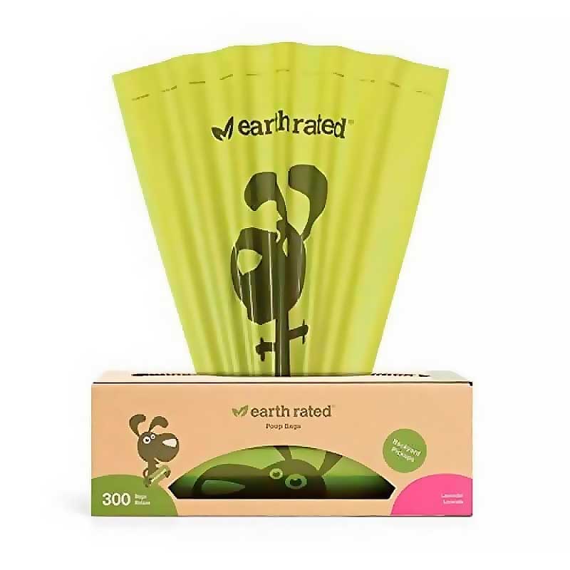 Earth Rated Dosificador Bolsas 13x8cm Eco Friendly Aroma Lavanda 300 bolsas