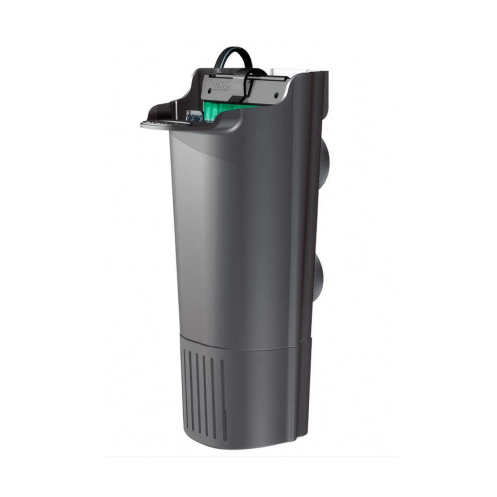 Tetra Easy-Crystal 250 Filtro Acuarios de color negro con diseño interno compacto, ventosas laterales y cartucho filtrante visible.