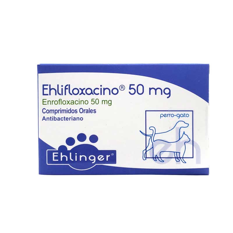 Ehlifloxacino 50 mg - 10 Comprimidos