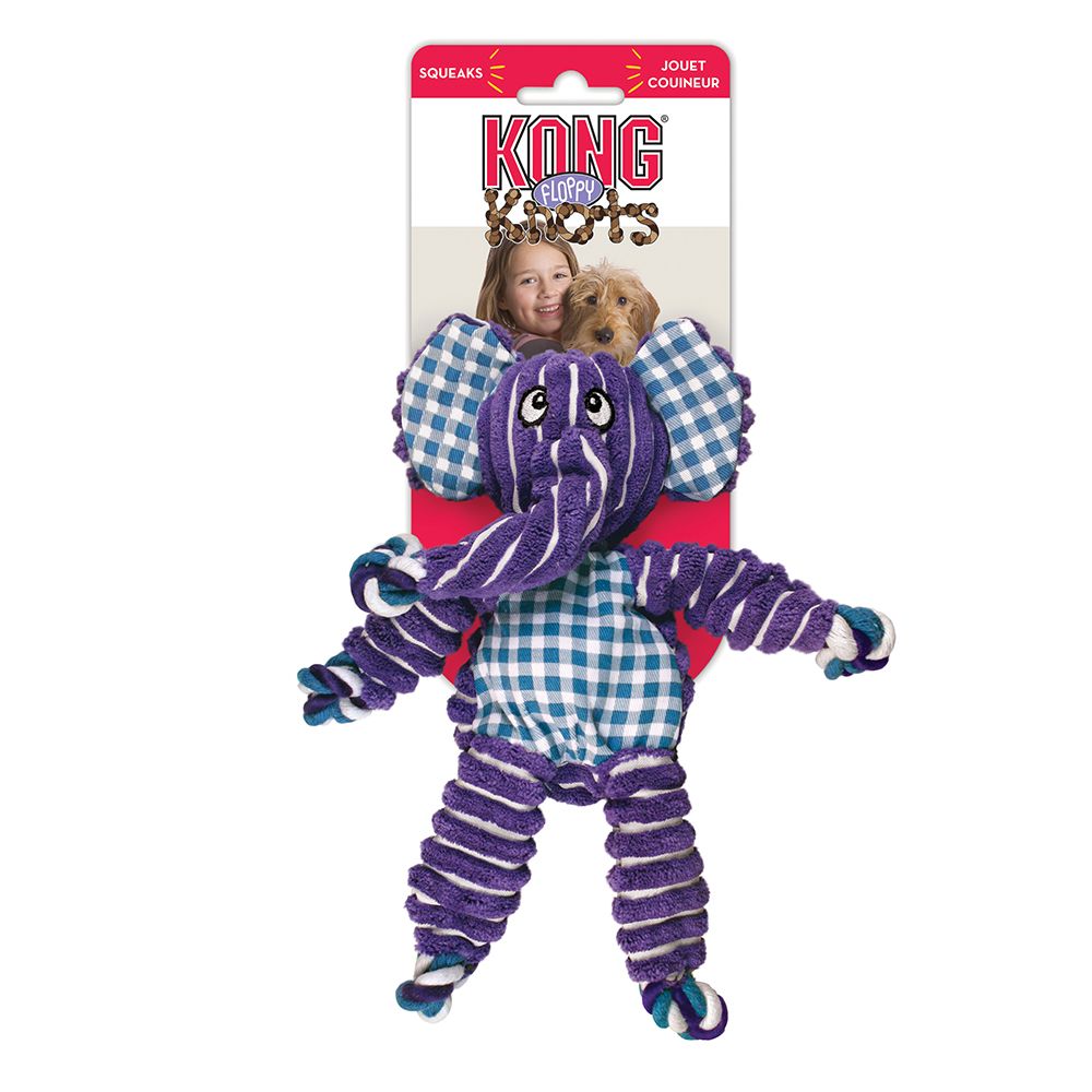 Peluche "Floppy Knots" Elephant Kong