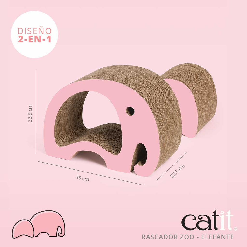 Rasguñador Catit ZOO "Elefante 2 en 1"