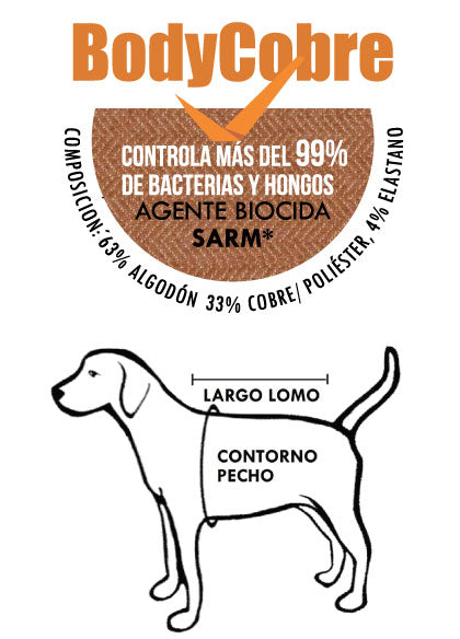 Body de Cobre Post Operatorio Tradicional - 1: 2,5 a 3,5 kg